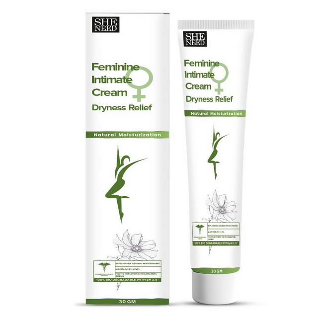 SheNeed Feminine Intimate Cream Dryness Relief Hover Image