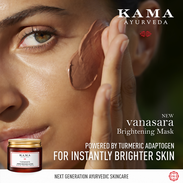 Kama Ayurveda Vanasara Turmeric Brightening Clay Mask
