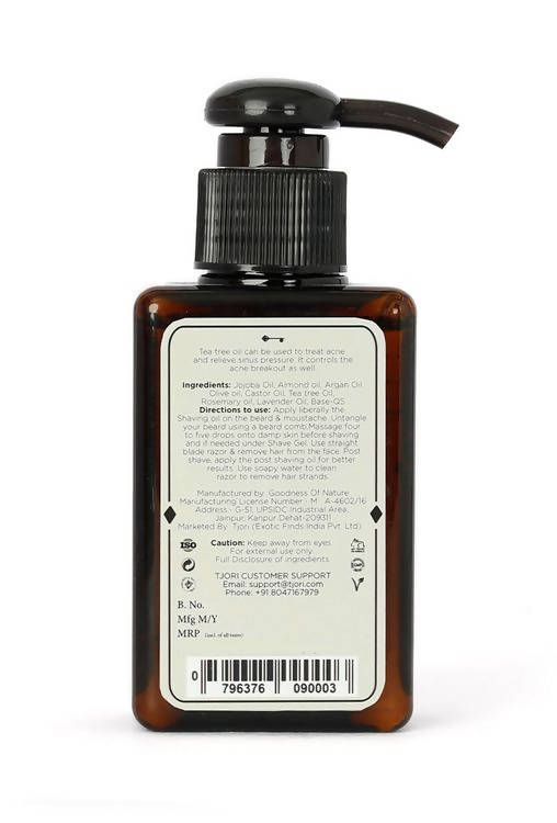 Tjori Tea Tree Shaving Oil For Men