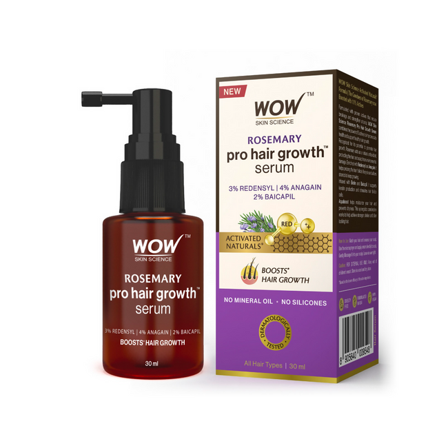 Wow Skin Science Rosemary Pro Hair Growth Serum For Denser Hair Hover Image