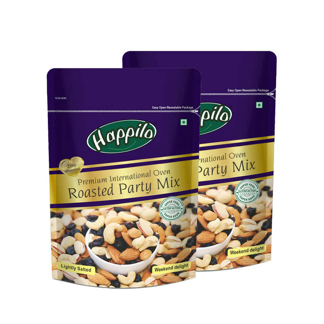 Happilo Premium Oven Roasted & Lightly Salted Party Mix Hover Image