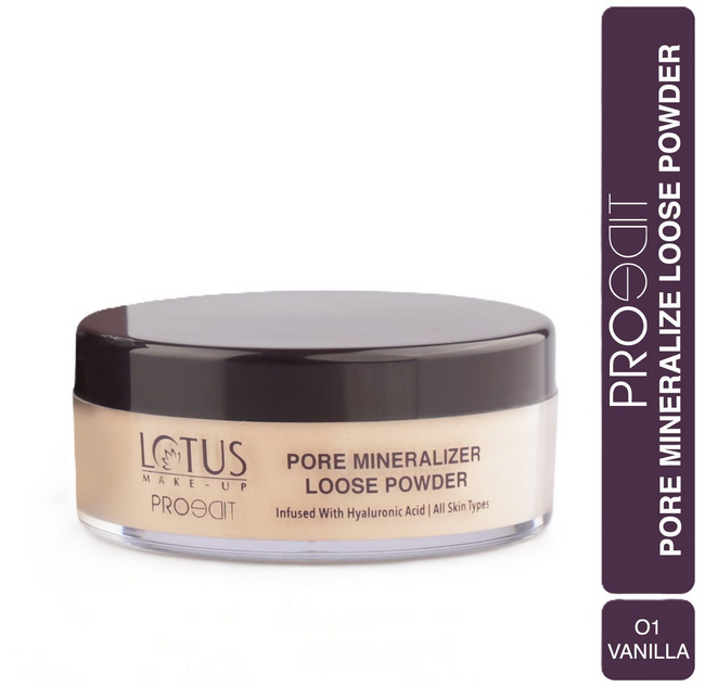 Lotus Make Up Proedit Pore Mineralize Loose Powder - 01 Vanilla Main Image