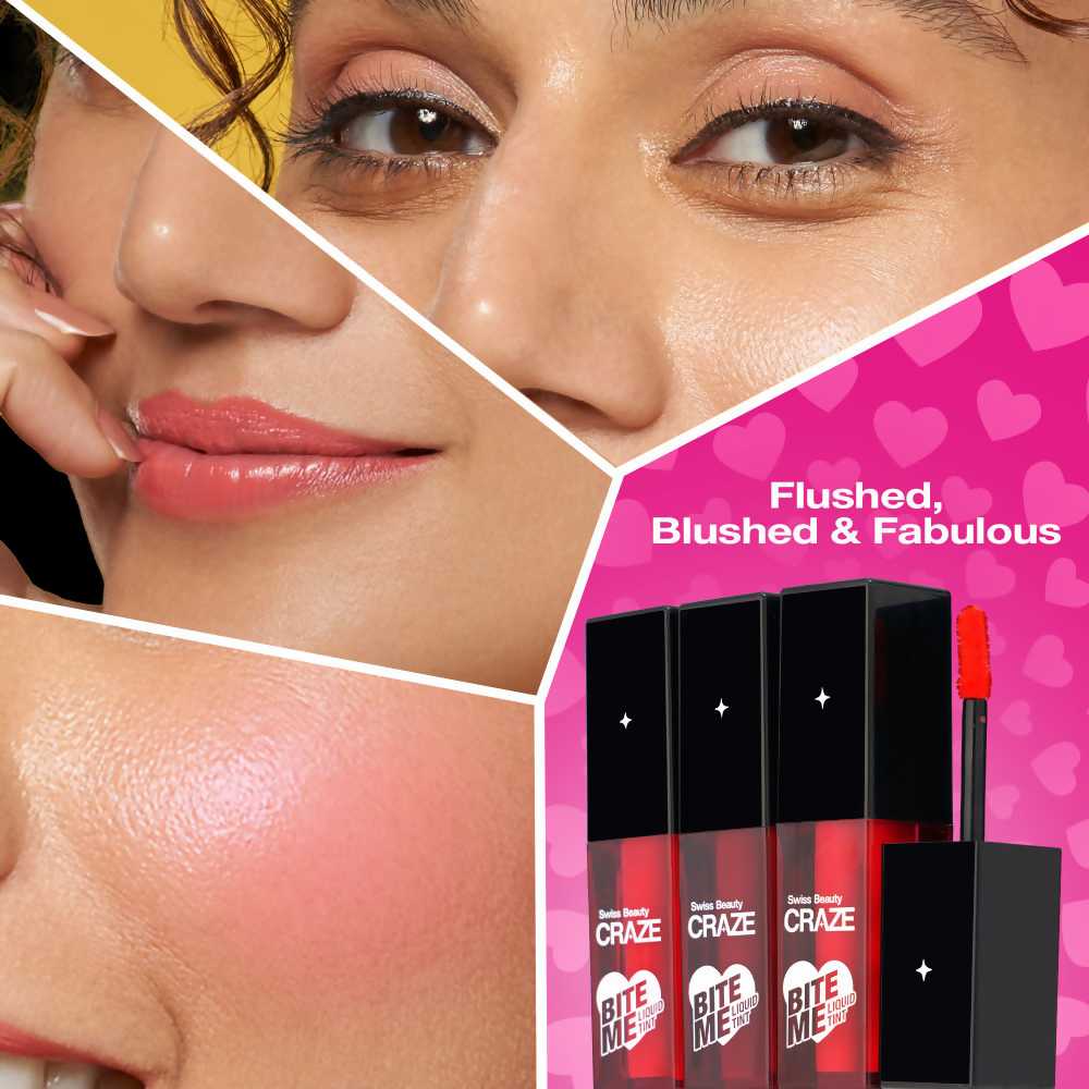 Swiss Beauty Craze Bite Me Liquid Tint - 4 Love Bite