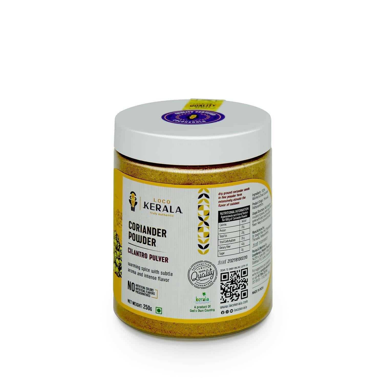 LocoKerala Cilantro Pulver Coriander Powder