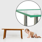 Safe-O-Kid Unique High Density L-Shaped 2 Mtr Long Mini 1 Edge Guard With 4 Corner Cushions - Green