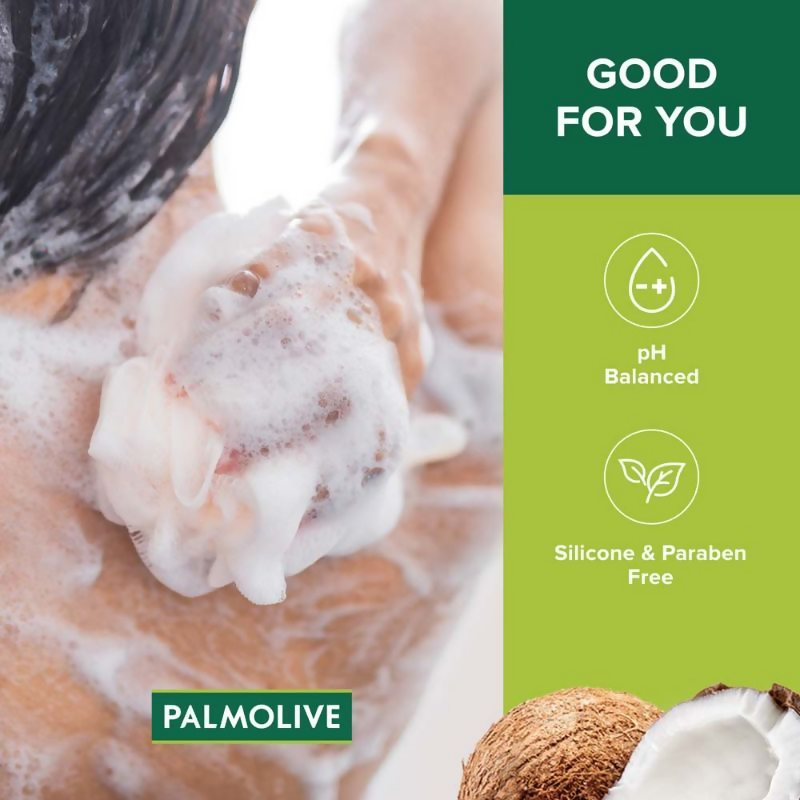 Palmolive Coconut & Jojoba Butter Coconut Joy, Exfoliating & Moisturizing Body Wash