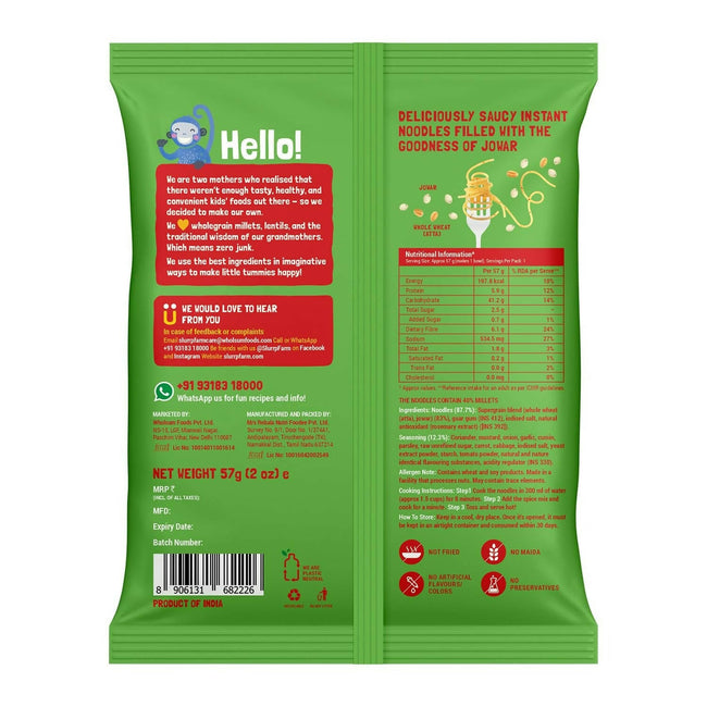 Slurrp Farm No Maida Instant Millet Noodles Combo Main Image