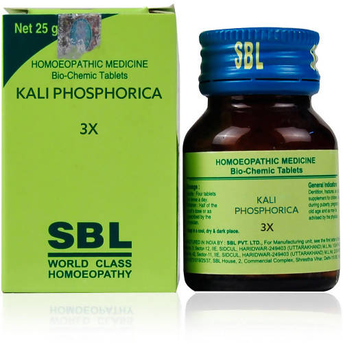 SBL Homeopathy Kali Phosphoricum Biochemic Tablets Hover Image