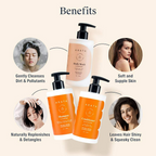 Arata Natural Oil Control Shower Power Set For Women & Men