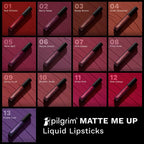 Pilgrim Liquid Matte Lipstick with Hyaluronic Acid - Berry Tease