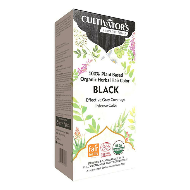 Cultivator's Organic Herbal Hair Color - Black Hover Image