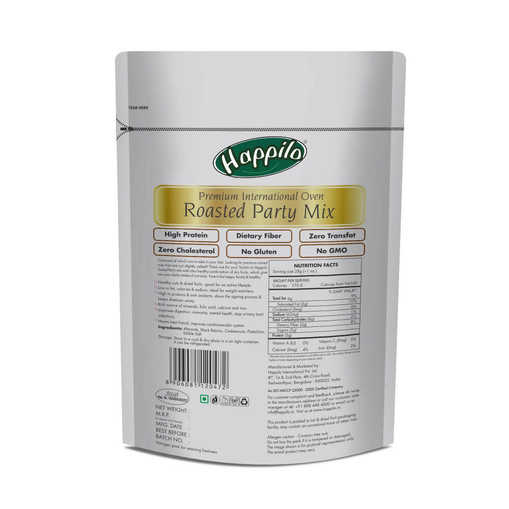 Happilo Premium Oven Roasted & Lightly Salted Party Mix