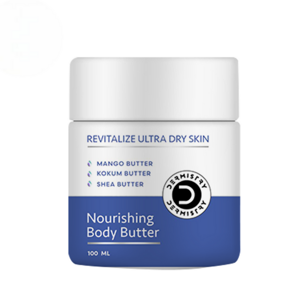 Dermistry Revitalizing Nourishing Body Butter for Ultra Dry & Flaky Skin Mango Kokum & Shea Butter