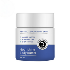 Dermistry Revitalizing Nourishing Body Butter for Ultra Dry & Flaky Skin Mango Kokum & Shea Butter