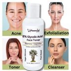 Urbaano Herbal 8% Glycolic Acid Toner For Glowing Skin