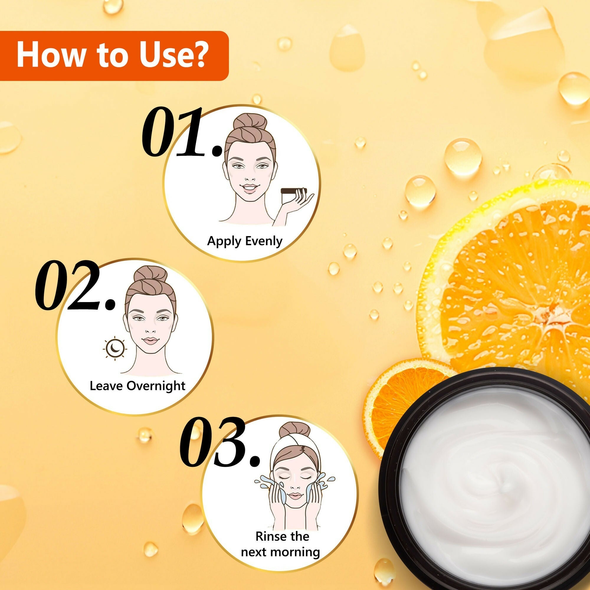 Good Vibes Anti-Blemish Vitamin C Glow Night Cream - Spotless, Brightening, Depigmentation, Reduces dark spot