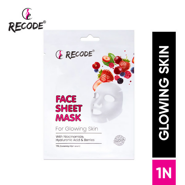 Recode Face Sheet Mask For Glowing & Brightened Skin Main Image