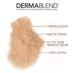 CVB C54 Blooming Loose Face Powder Air Light Crystal Oil Control Powder Shade 1