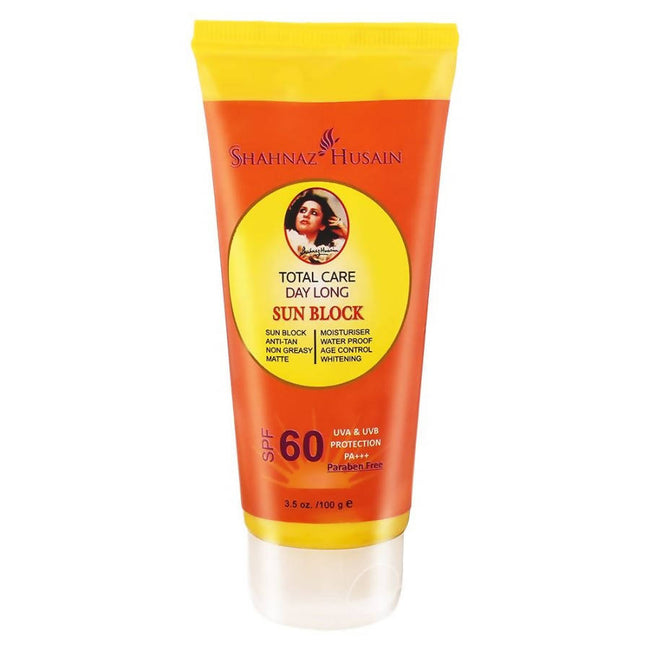 Shahnaz Husain Total Care Day Long Sun Block - SPF - 60 Hover Image