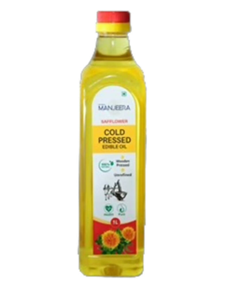 Manjeera Safflower Cold (Wood) Pressed Edible Oil