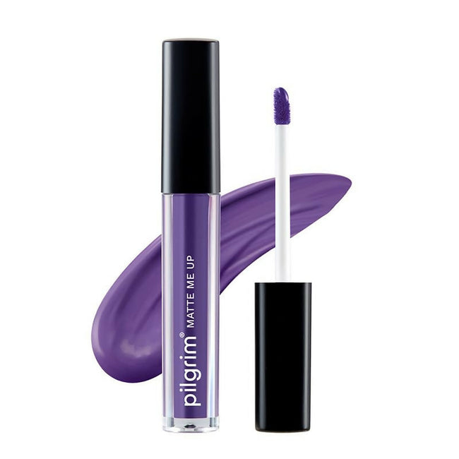 Pilgrim Liquid Matte Lipstick with Hyaluronic Acid - Purple Lust Hover Image