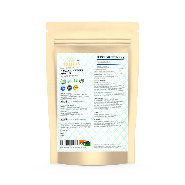 Tamas Pure Ayurveda Superfood Organic Ginger Powder Main Image