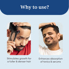 Man Matters Derma Roller 1.00 mm With 540 Titanium Alloy Needles - Promotes Beard Growth & Reduces Acne Scars