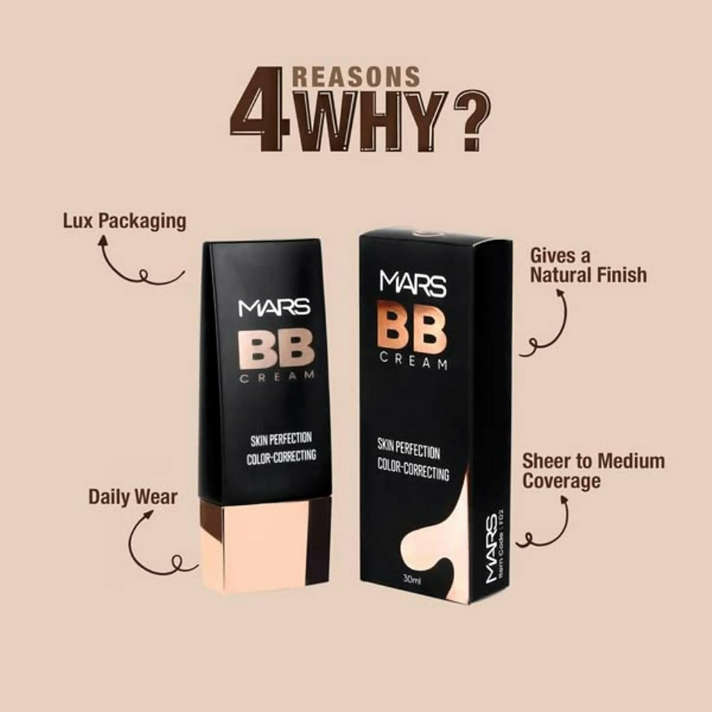 MARS Cosmetics BB Cream Lightweight Foundation - Biscuit