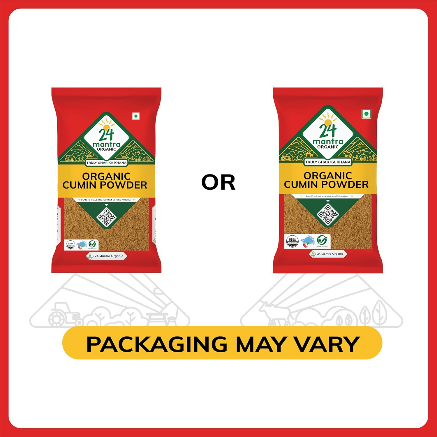 24 Mantra Organic Cumin Powder/Zeera Powder/Jeelakarra