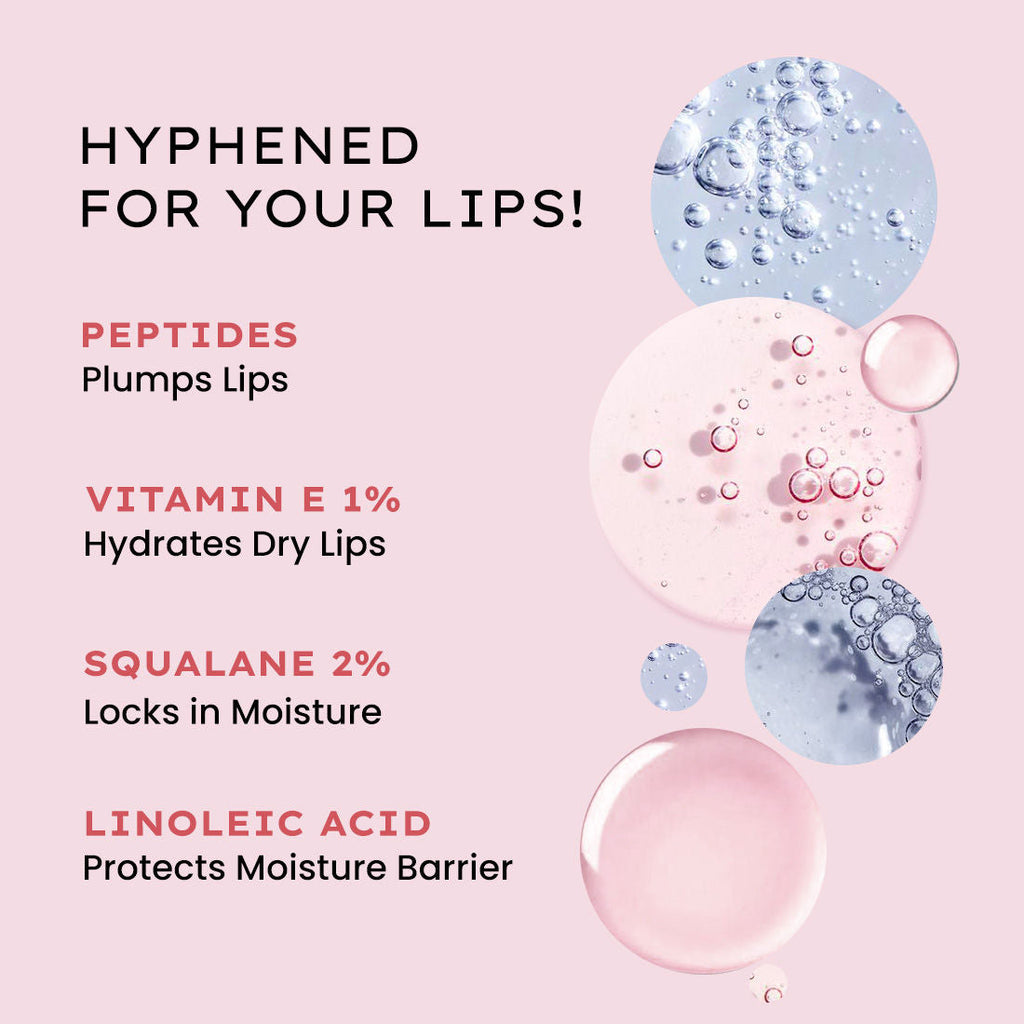 Hyphen By Kriti Sanon Hazel Vitamin Infused Peptide Lip Balm, Hydrate & Moisturize, Smoothen Lips & Repair Moisture Barrier