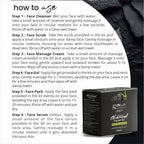 Globus Naturals Anti-Pollution Charcoal Men 6 Step Facial Kit