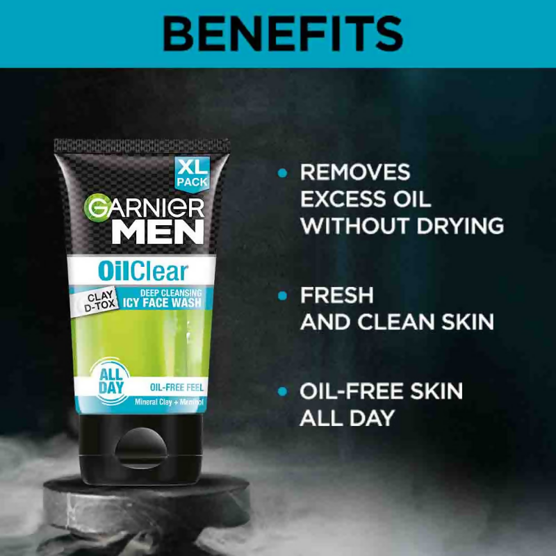 Garnier Oil Clear Facewash For Men