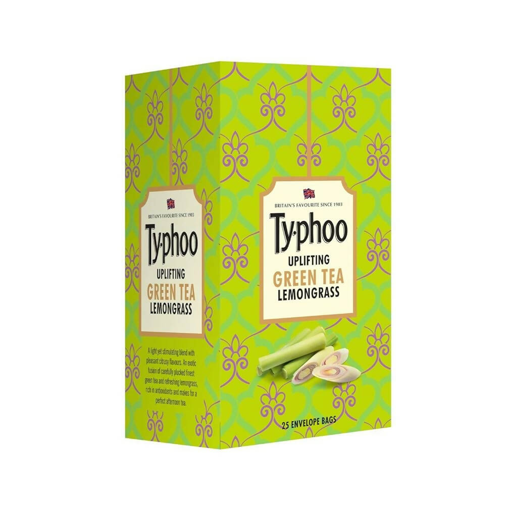 Typhoo Uplifting Lemon Grass Green Tea Bags