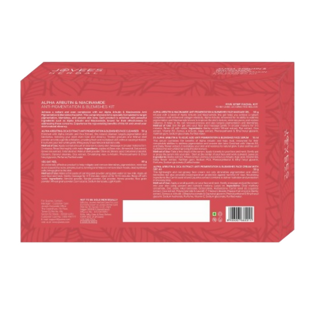 Jovees Alpha Arbutin & Niacinamide Anti Pigmentation & Blemishes Facial Kit Main Image