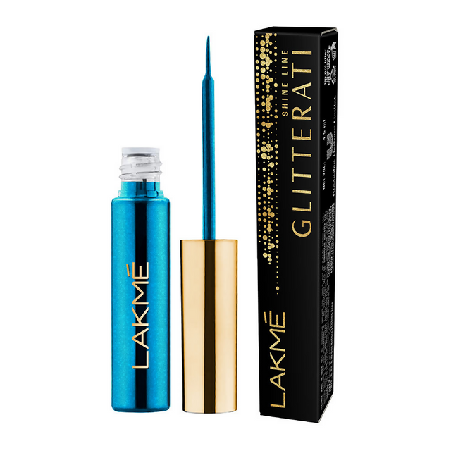 Lakme Glitterati Collection Shine Eyeliner - Daring Blue Main Image