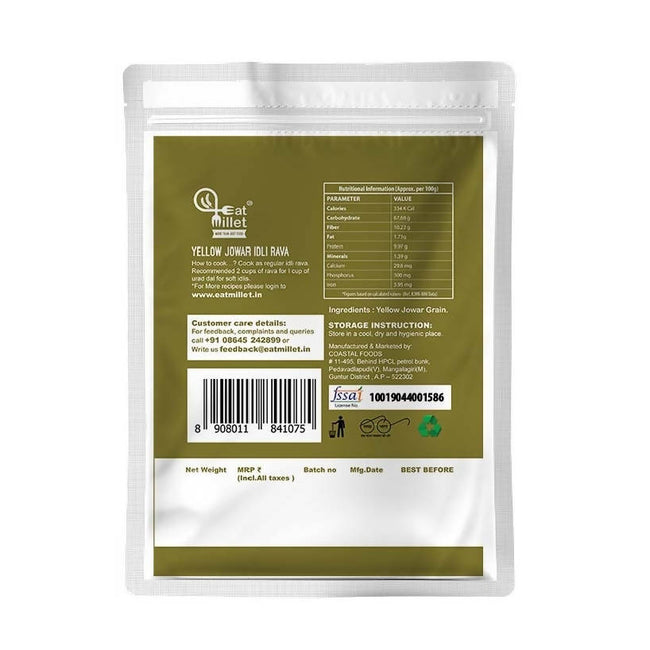 Eat Millet Yellow Jowar Idli Rava Main Image