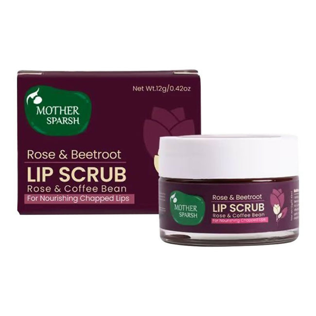 Mother Sparsh Rose & Beetroot Lip Lightening Scrub Hover Image