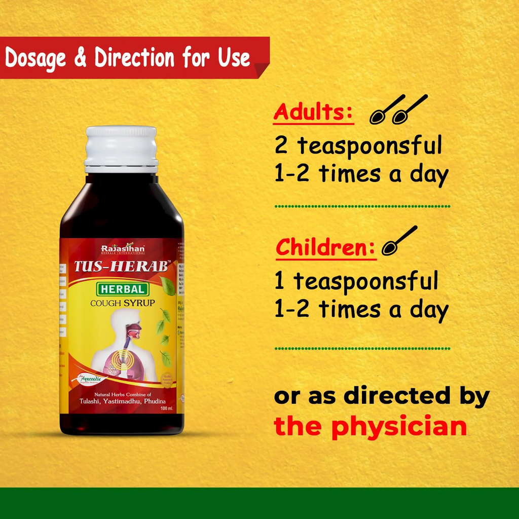 Rajasthan Herbals Tus Herab Cough Syrup