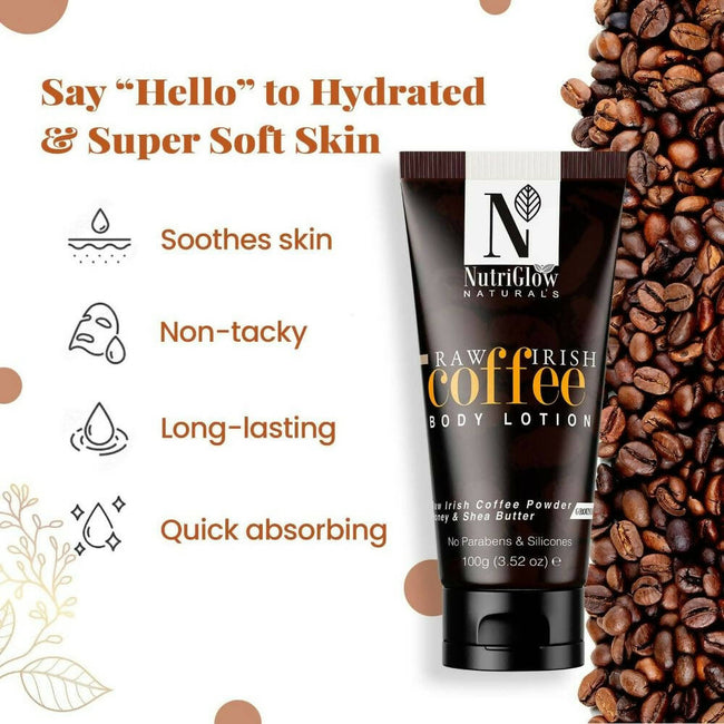 NutriGlow NATURAL'S Raw Irish Coffee Body Lotion Main Image