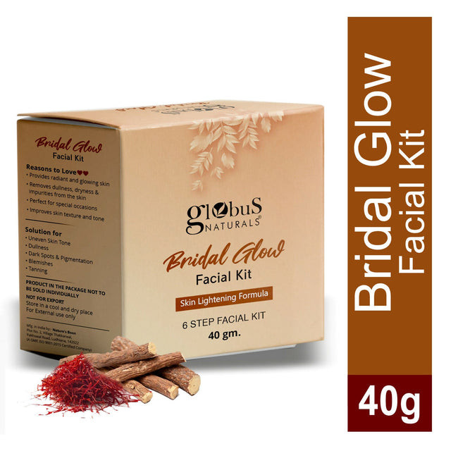 Globus Naturals Illuminating Bridal Glow 6 Step Facial Kit Main Image