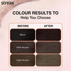 Streax Gel No Ammonia 100% Grey Coverage Hair Color - Dark Brown 3