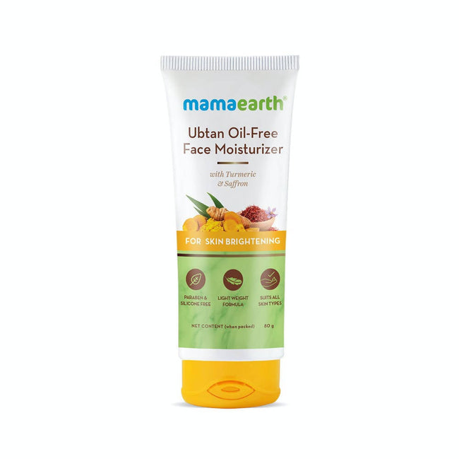 Mamaearth Ubtan Oil-Free Face Moisturizer with Turmeric & Saffron Hover Image