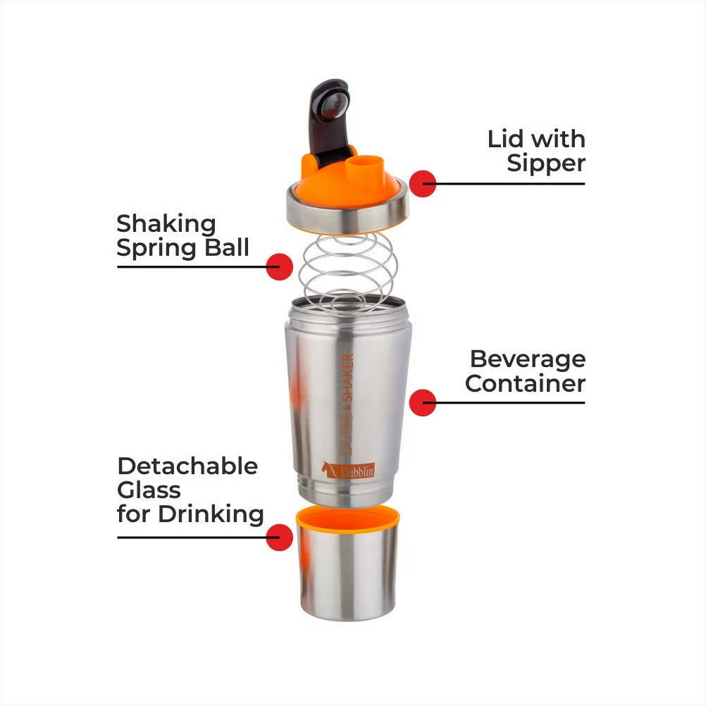 Dubblin Dubb & Shaker Gym Shaker Bottle