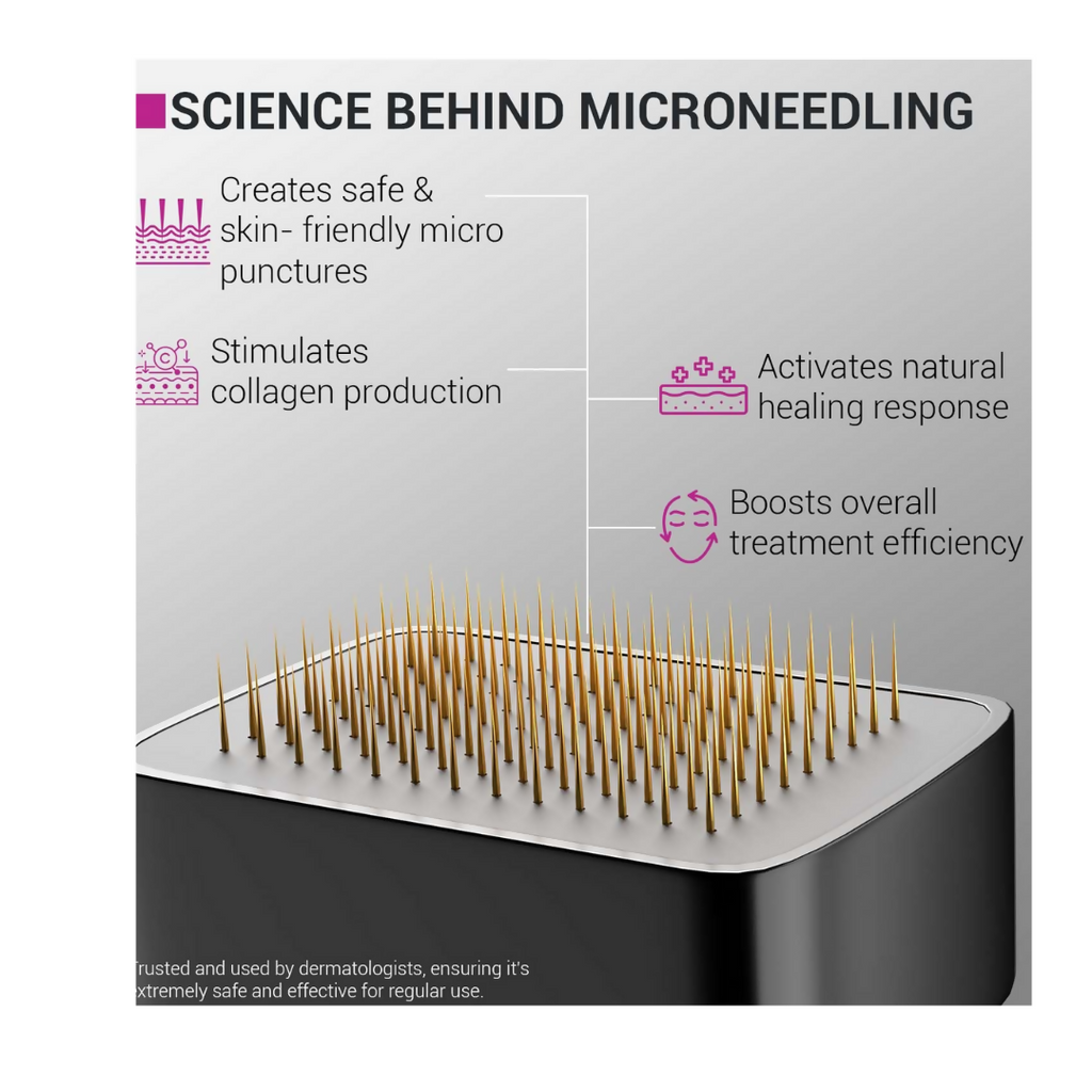 Sotrue Derma Stamp for Hair Growth | Adjustable Needles 0.25mm to 3mm