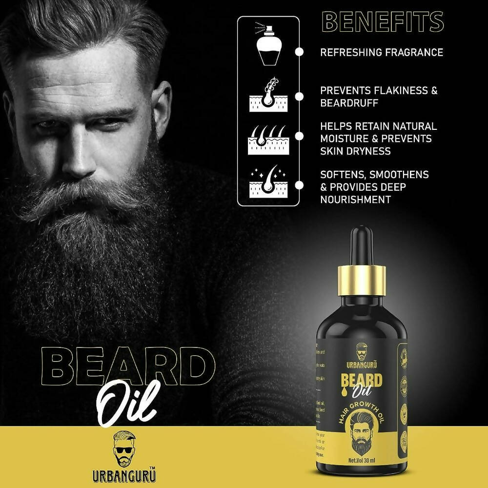 Urbanguru Men's Beard & Hair Growth Oil