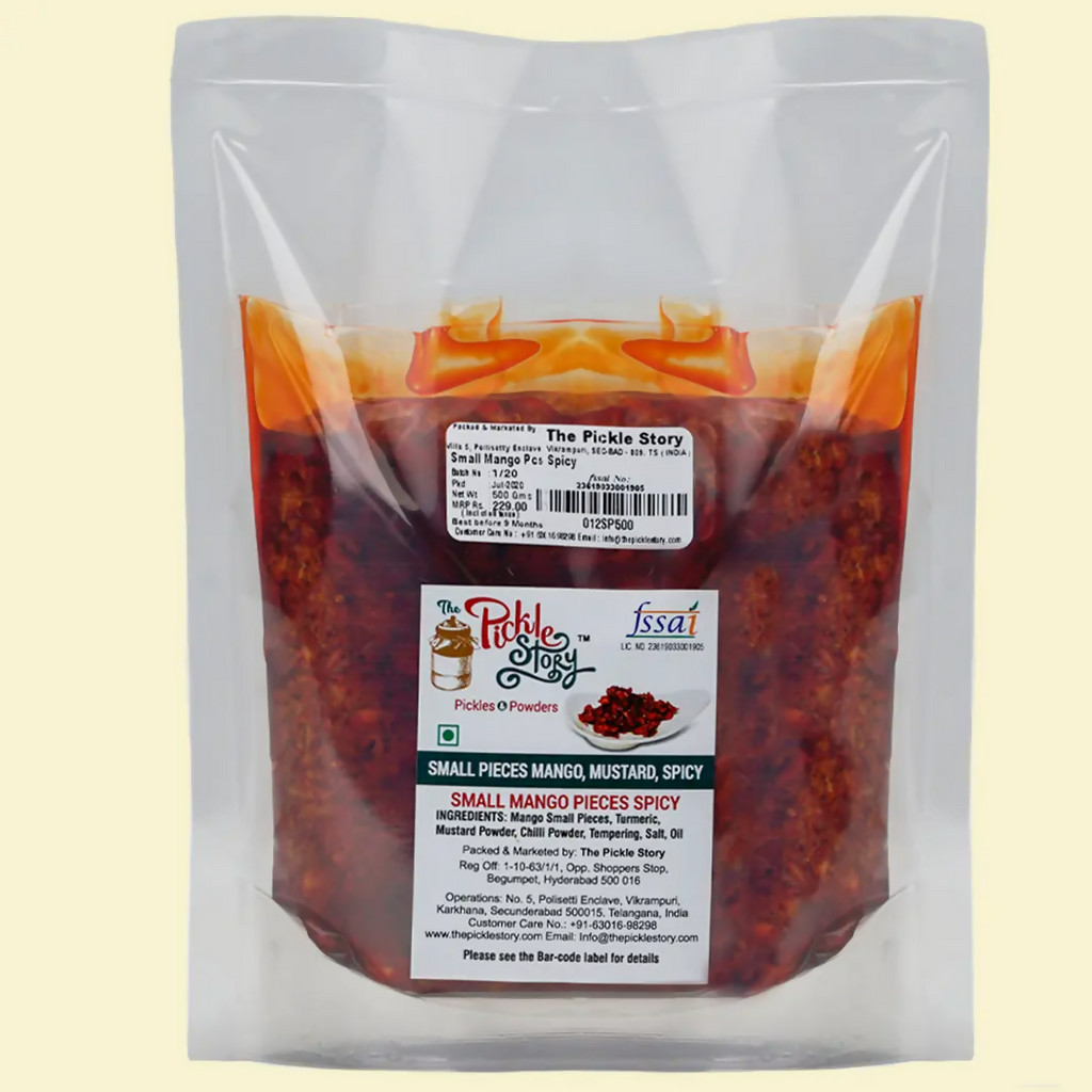 The Pickle Story Mango and Mustard (small pieces of Mango) Spicy Pickle