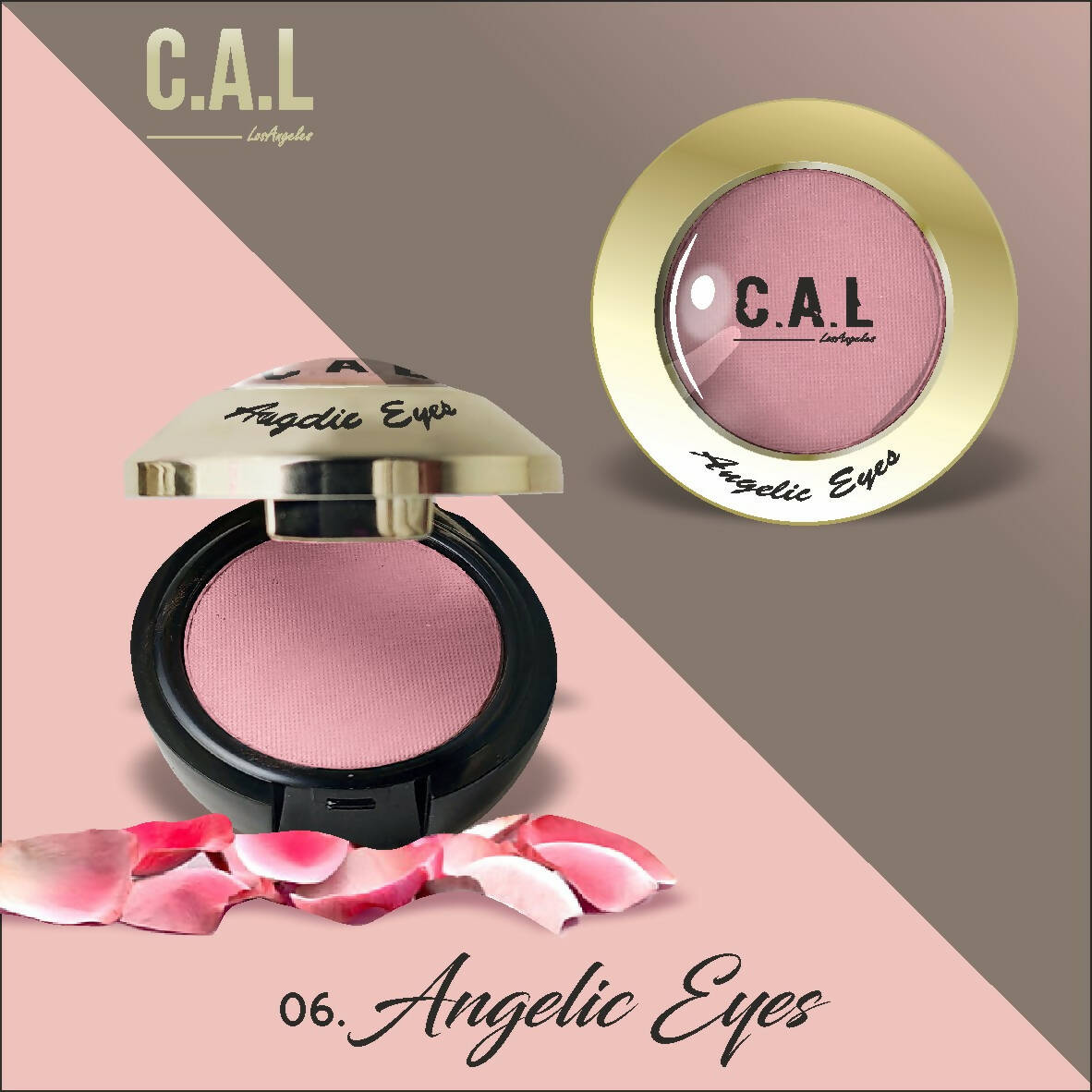 CAL Los Angeles Angelic Eye Shadow (Single Eyes) 06-Maroon