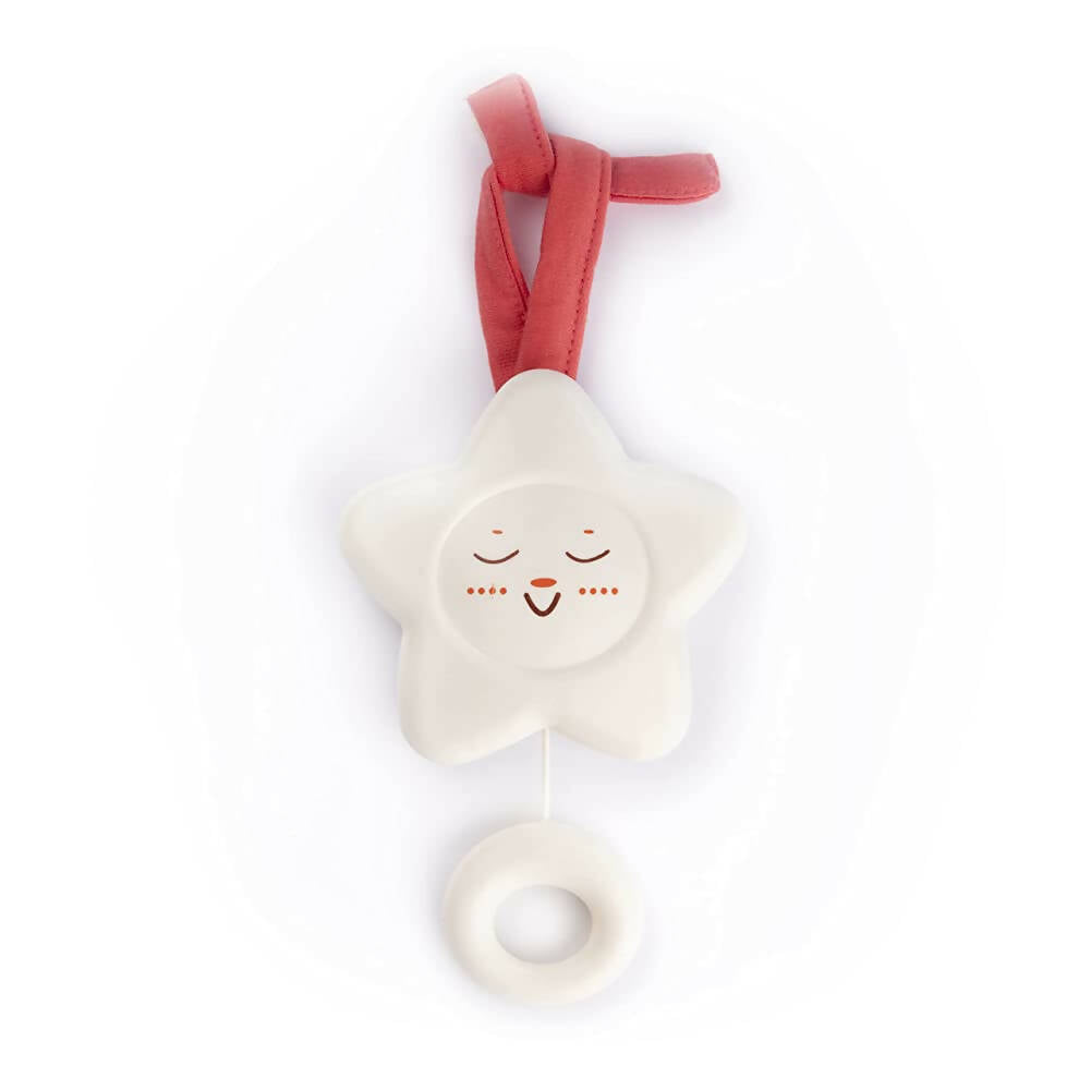 Braintastic Melodious White Star with Soft Rounded Shapes for New Born Babies