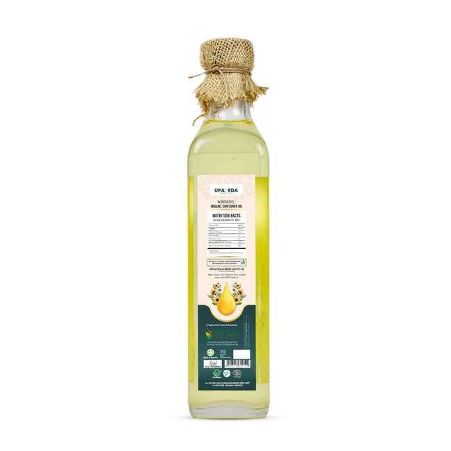 Upaveda Organic Cold Pressed Sunflower Oil Main Image