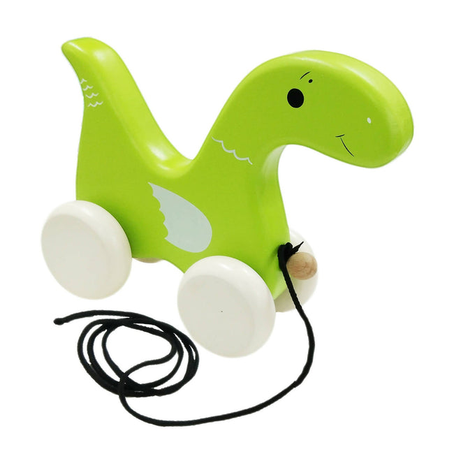Matoyi Dinosaur Wooden Pull Toy For Kids Hover Image